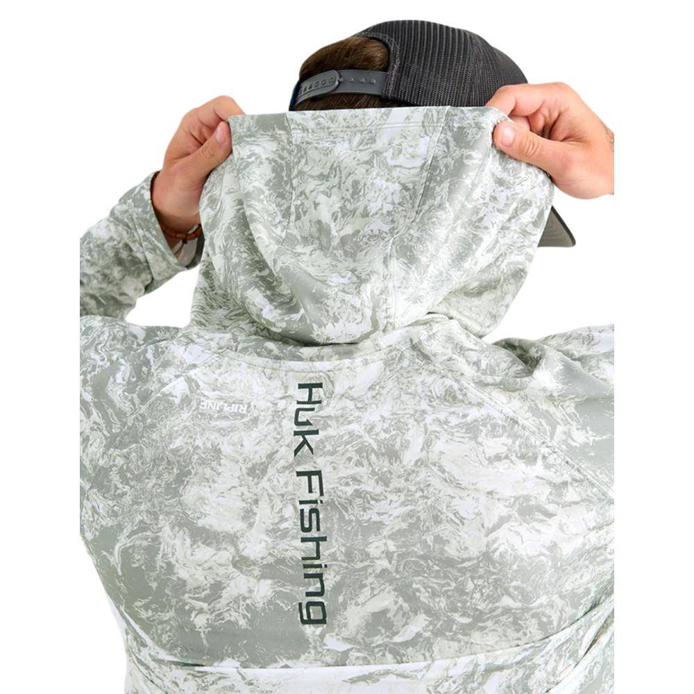Huk Mossy Oak Pursuit Performance Hoodie MO Seagrass 2XL - Image 7