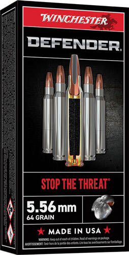 Winchester PDX1 Defender Rifle Ammunition 5.56X45 NATO 64 gr. PHP 2800 fps 20/ct - Image 4