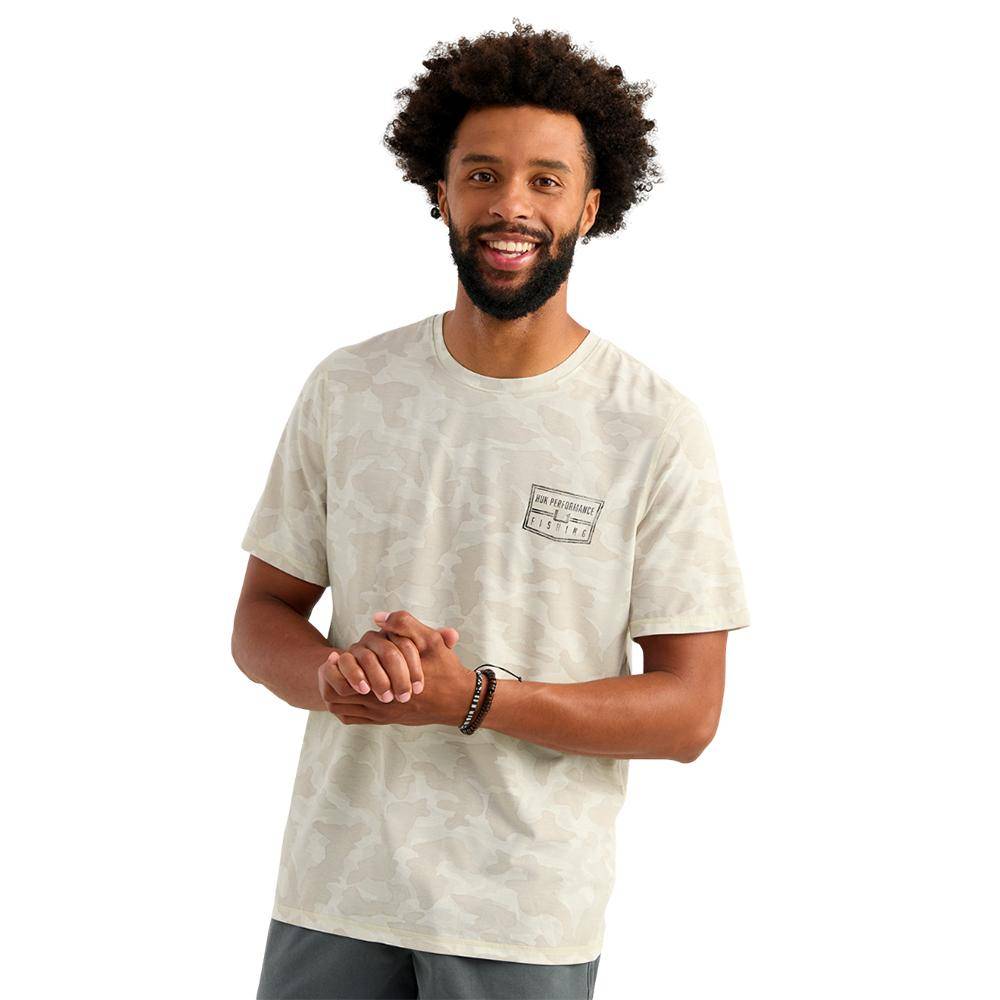 Huk Drift Performance Short Sleeve Shirt Silver Birch Camo L - Image 6