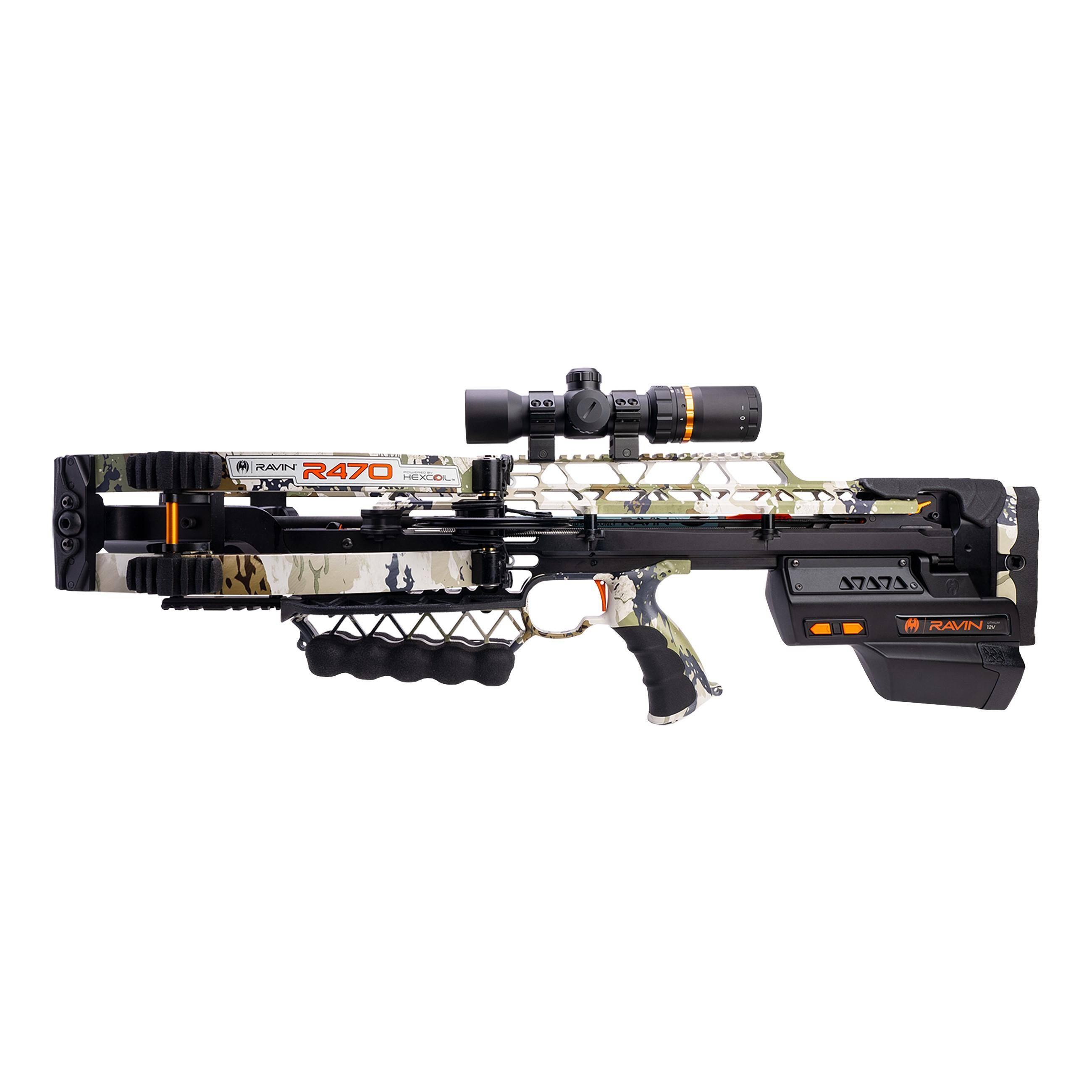 Ravin 470E XK7 Camo Crossbow 470 fps 100yd Illum Scope - Image 5