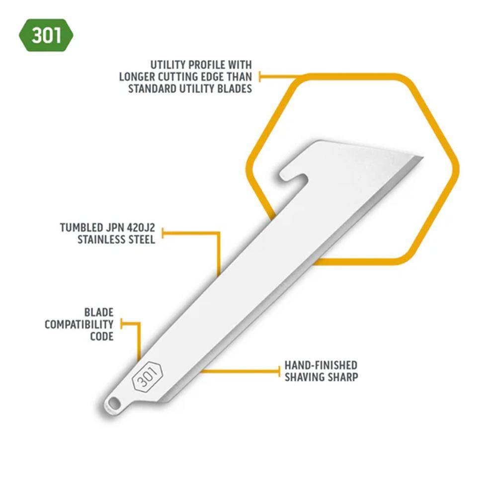 Outdoor Edge 3.0" Utility Blade Dispenser 12 Blades - Image 3