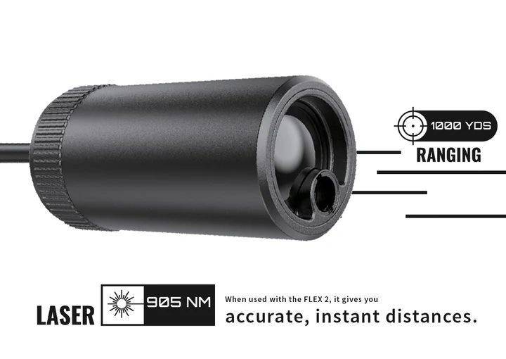 X-Vision Optics Flex 100 Thermal Laser Rangefinder 905nm 1000yd - Image 2