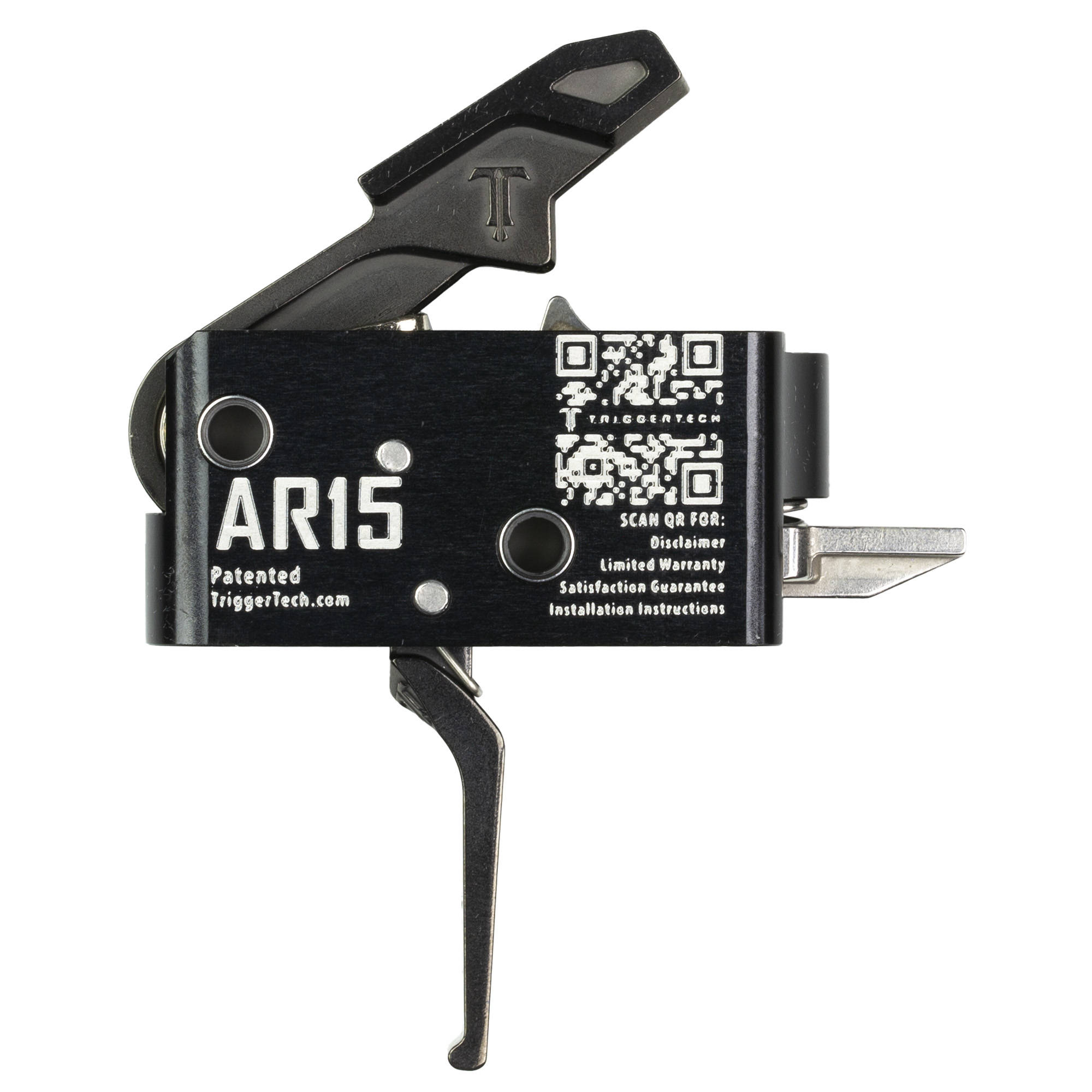 TriggerTech AR15 Single-Stage Competitive Flat Trigger Black - Image 2