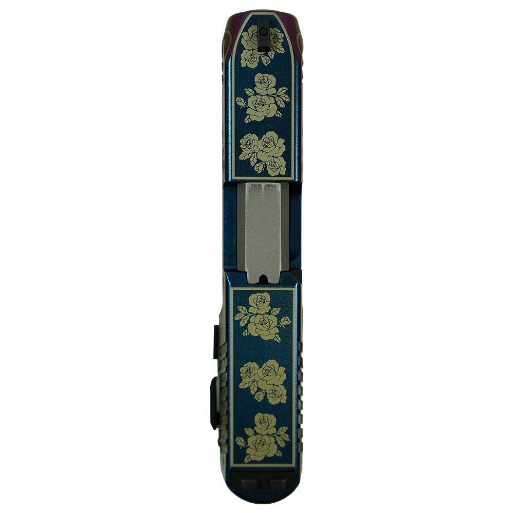 Taurus G3C "Guns & Roses Engraved Mongoose Purple" Handgun 9mm Luger 12rd Magazines(2) 3.26'' Barrel - Image 2