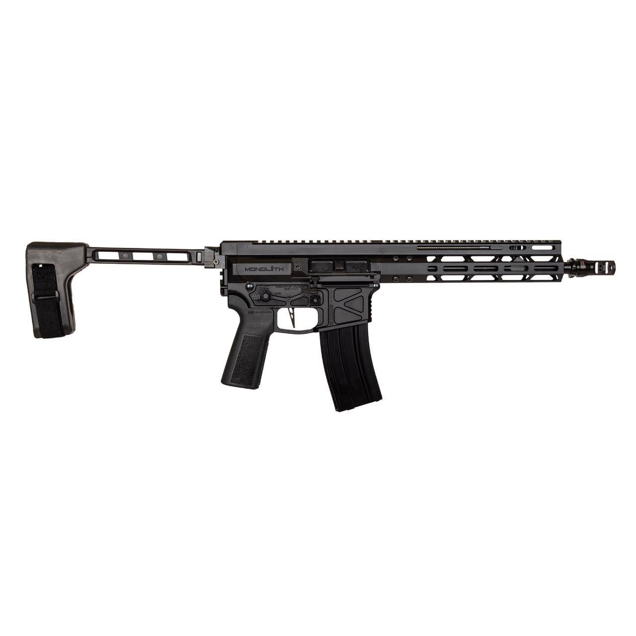 Global Ordnance Monolith Pistol 5.56mm 30rd Magazine 12.5" Barrel SBT Brace Black