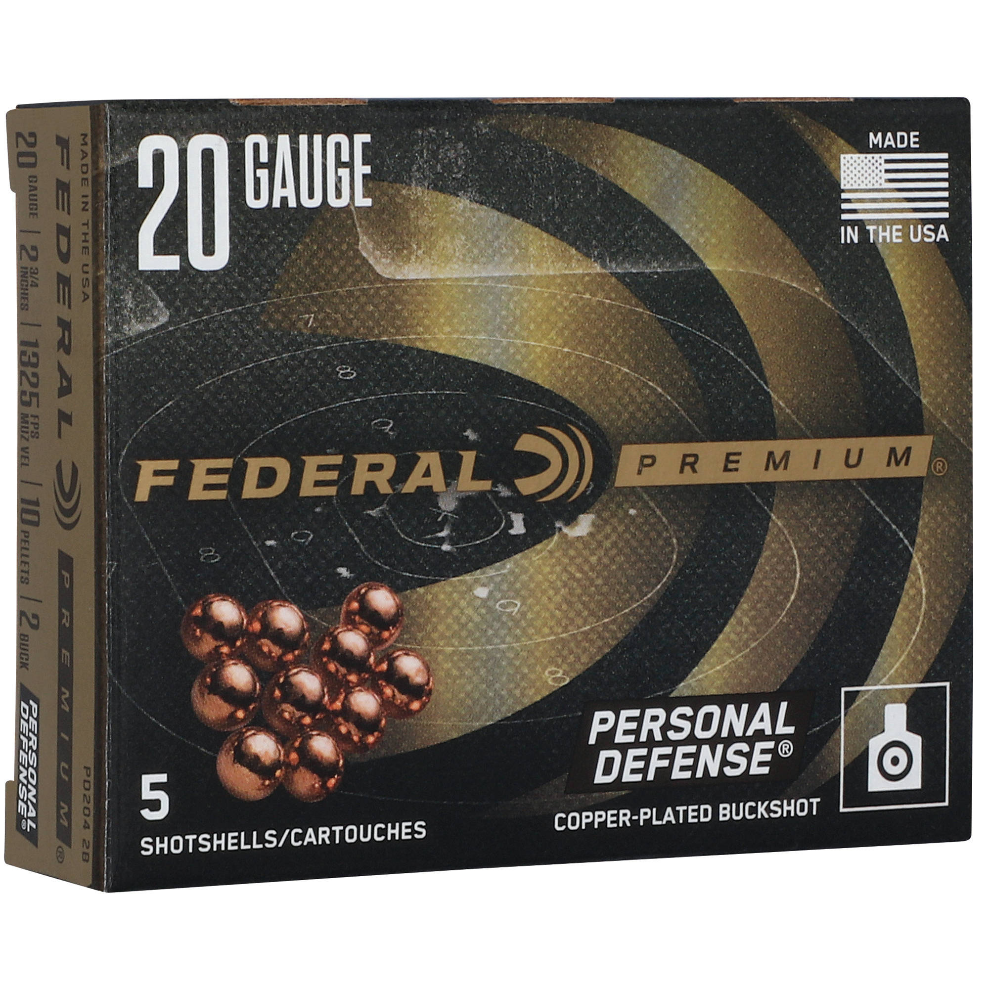 Federal Personal Defense Shotshells w/Flitecontrol 20ga 2-3/4" 10 Plts 1325 fps #2B 5/ct - Image 2