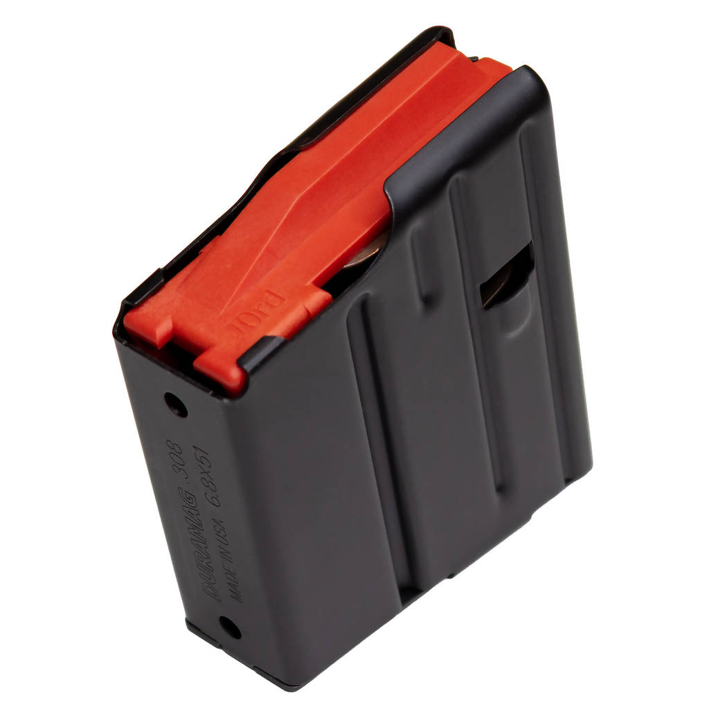 MAG DURAMAG 10RD SR25 6.5CM SS BLK