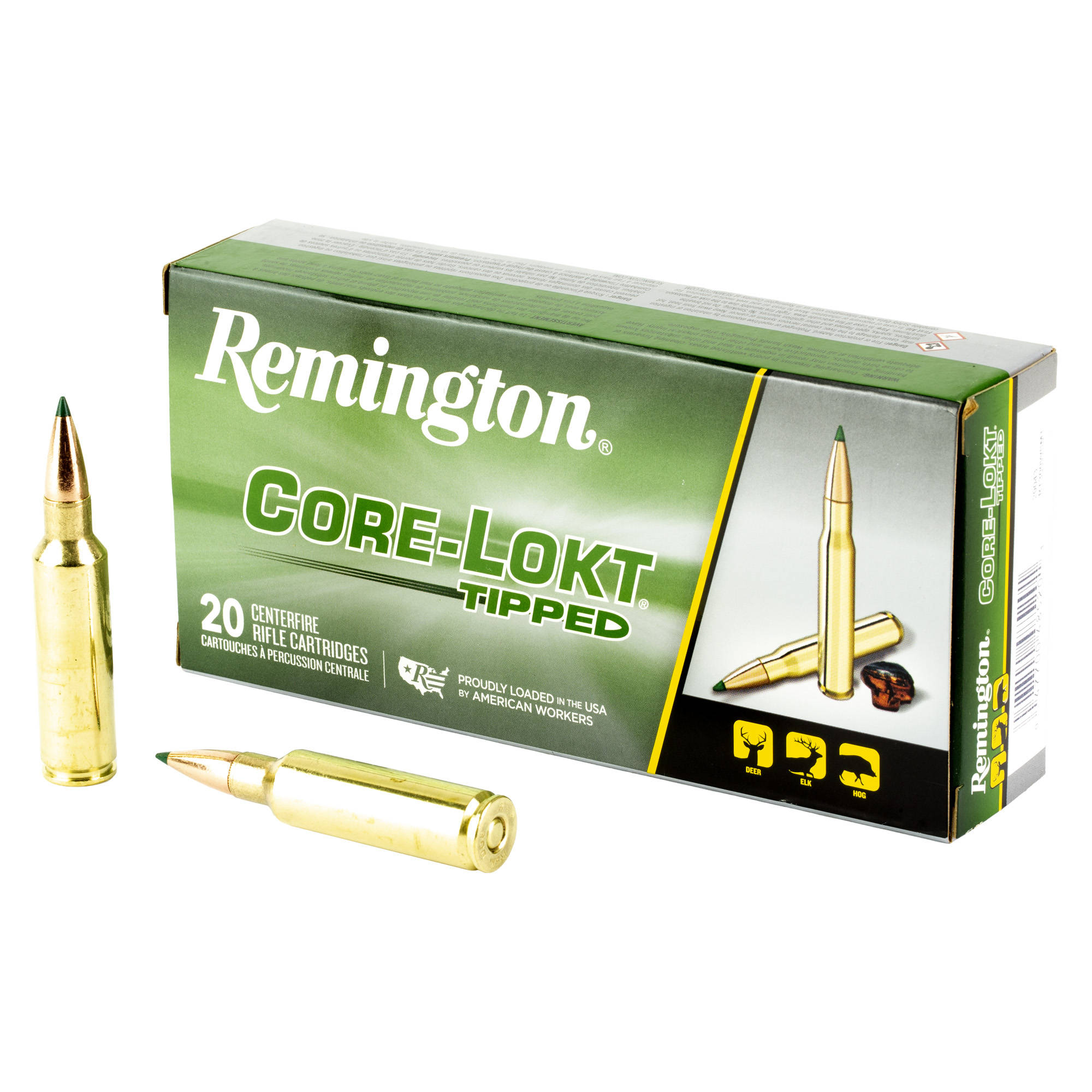 Remington Core-Lokt Tipped Rifle Ammunition 300 WSM 150gr PT 3340 fps 20/ct - Image 2