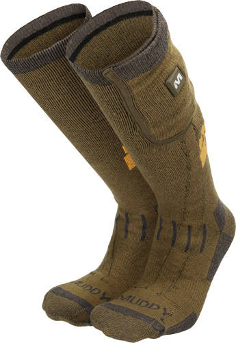 Muddy Nucleus Heated Socks Brown Clay M/L - Image 6
