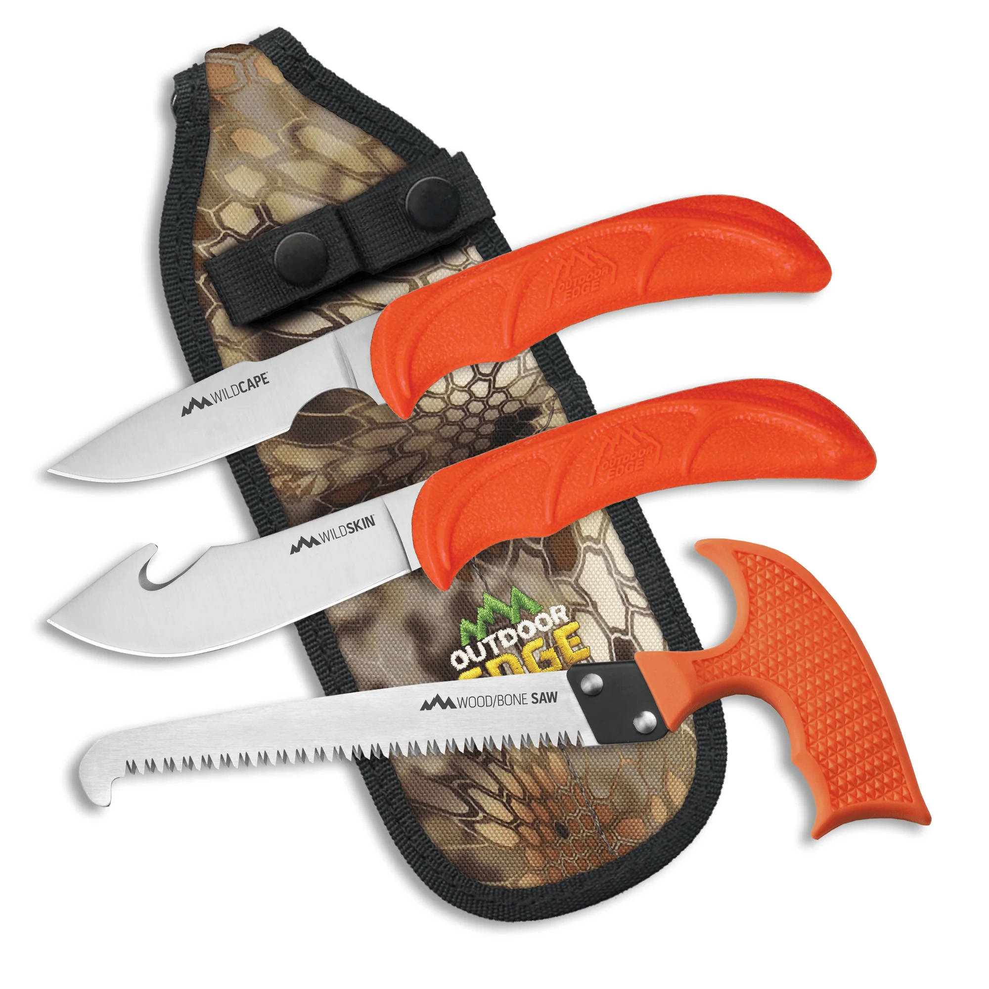 Outdoor Edge WildGuide 3-Piece Field Dressing Combo with Caping Knife/Skinner/Saw - Image 6