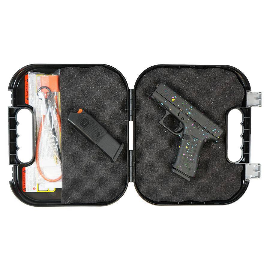 Glock 43X "Multi-Color Paint Splatter" Black Handgun 9mm Luger 10rd Magazines(2) 3.41" Barrel Accessory Rail USA Made - Image 5