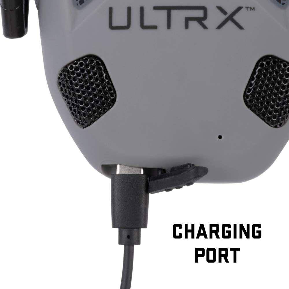 Allen ULTRX Bionic Fuse Bluetooth Electronic Ear Muffs 22dB Cement Grey - Image 10