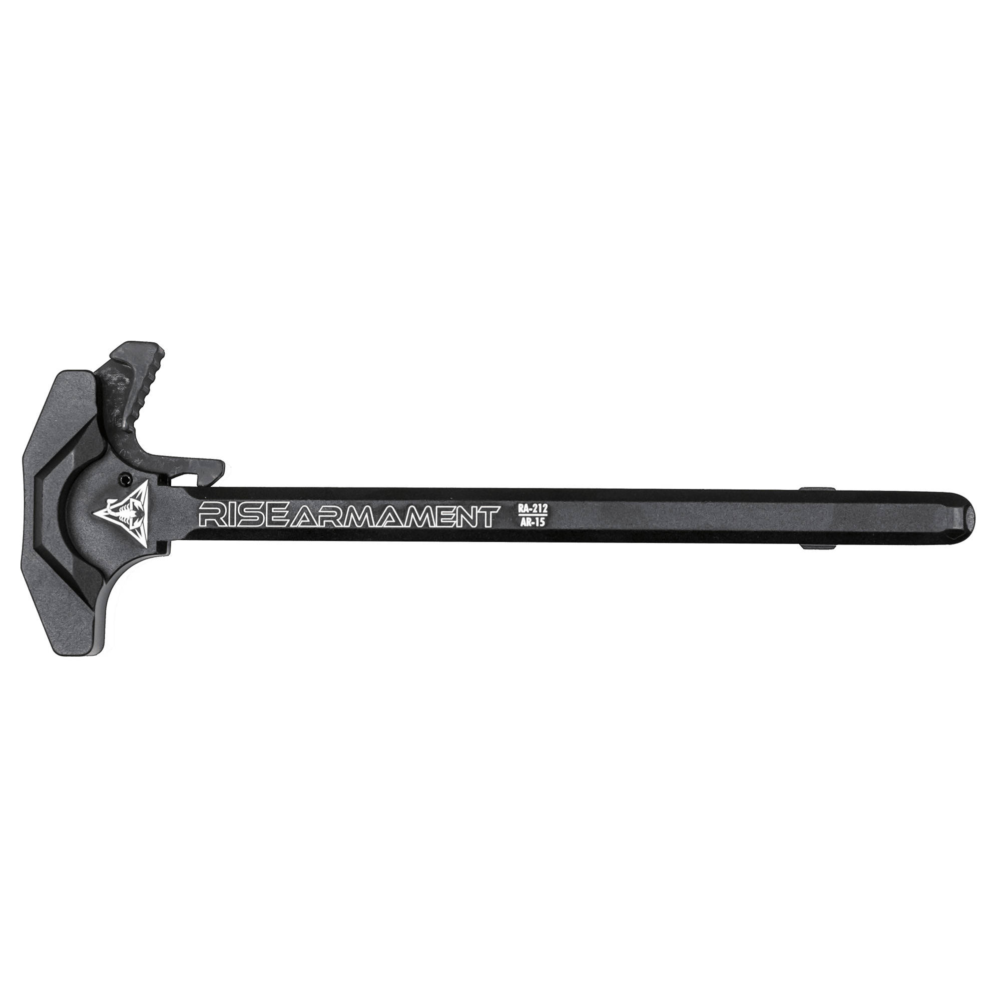 Rise Armament RA-212 Extended Latch AR-15 Rifle Charging Handle Black - Image 2