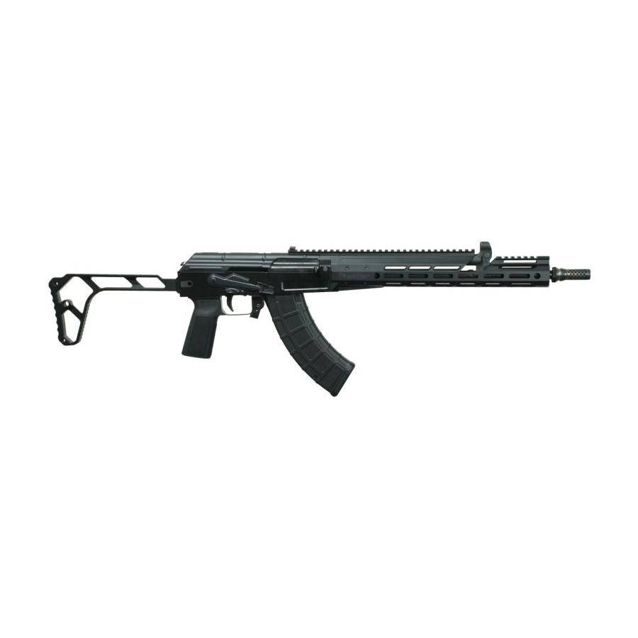 Black Rain Freedom Fighter AK Rifle 762x39mm 30rd Magazine 16" Threaded Barrel Black Milled w/Folding Stock