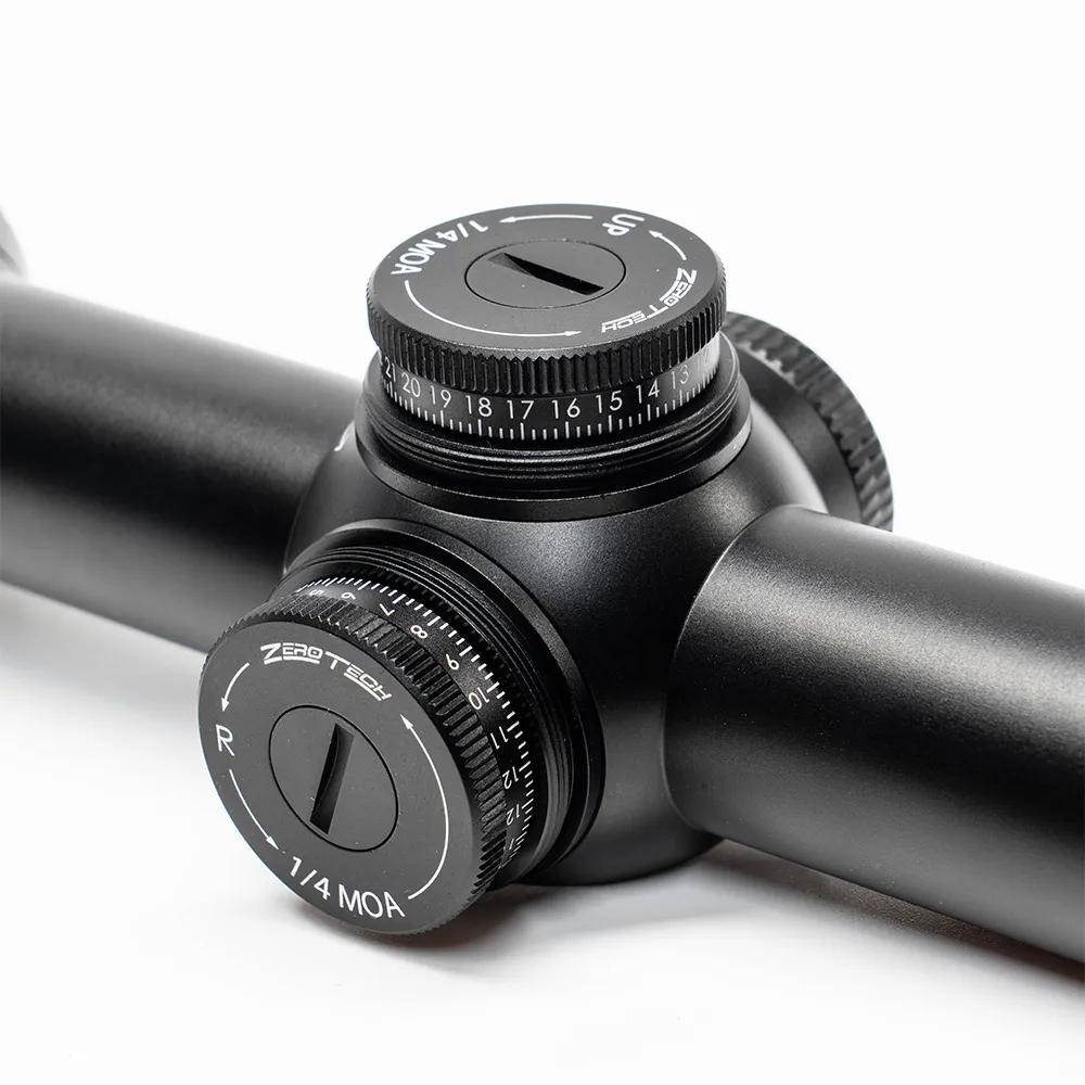 ZeroTech Thrive HD Rifle Scope 1-8x24 30mm SFP G4 MOA Illum Black - Image 12