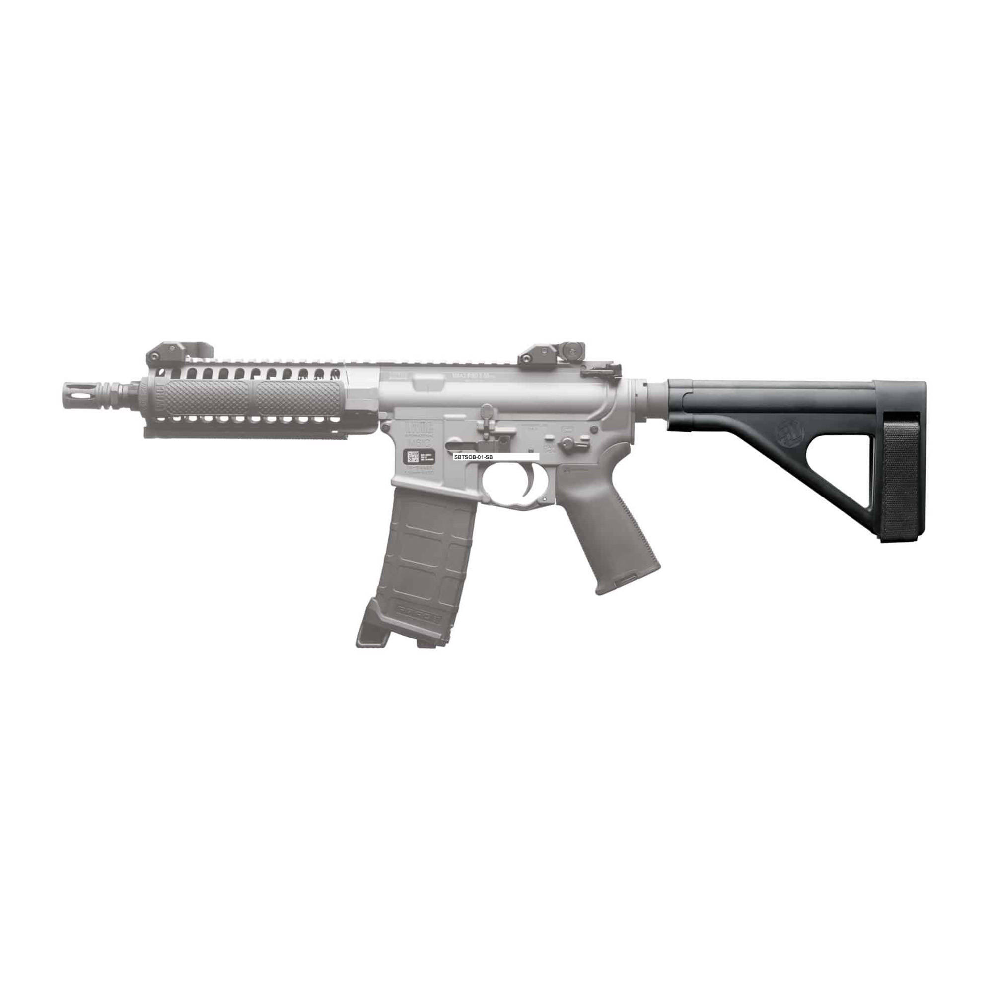 SB Tactical SOB Pistol Stabilizing Brace Black - Image 2