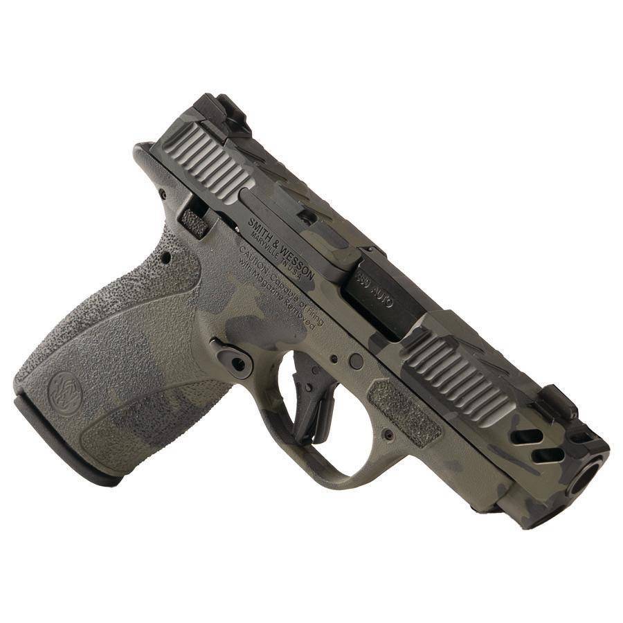 S&W PC Bodyguard 2.0 Carry Comp Handgun .380 Auto 10(1)&12(1)rd Magazines 3.1? Ported Barrel Manual Safety Black Multicam Finish - Image 2