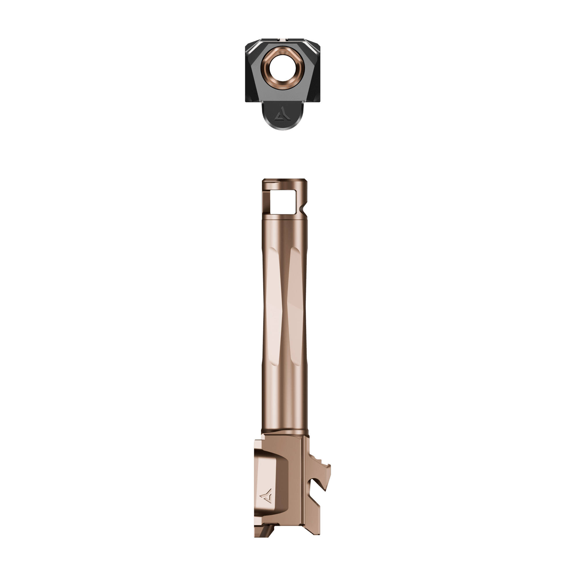 Radian Weapons Afterburner and Ramjet Combo Barrel and Compensator for Ruger RXM Black Bronze - Image 2