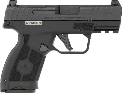 IWI Masada Slim Elite Handgun 9mm Luger 10rd Magazines (2) 3.3" Barrel Black - Image 4