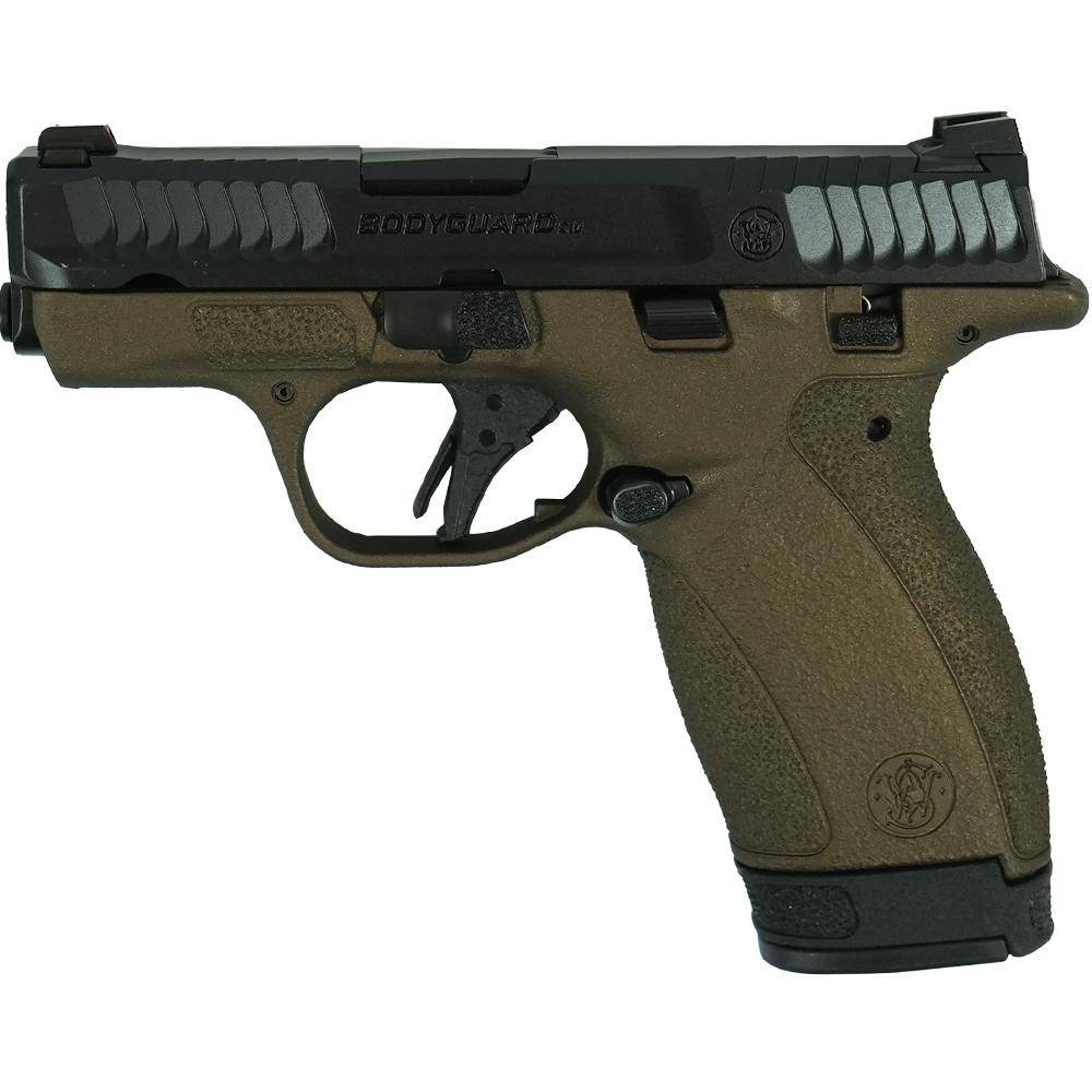 S&W M&P Bodyguard 2.0 Midnight Bronze Thumb Safety Handgun .380 Auto 10(1)&12(1)rd Magazines 2.75" Barrel Midnight Bronze Grip - Image 4