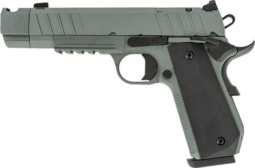 Tisas 1911 Nightstalker SF-C Handgun 45 Auto 8rd Magazine 4.25'' Compensated Barrel Cerakote Grey Finish - Image 4
