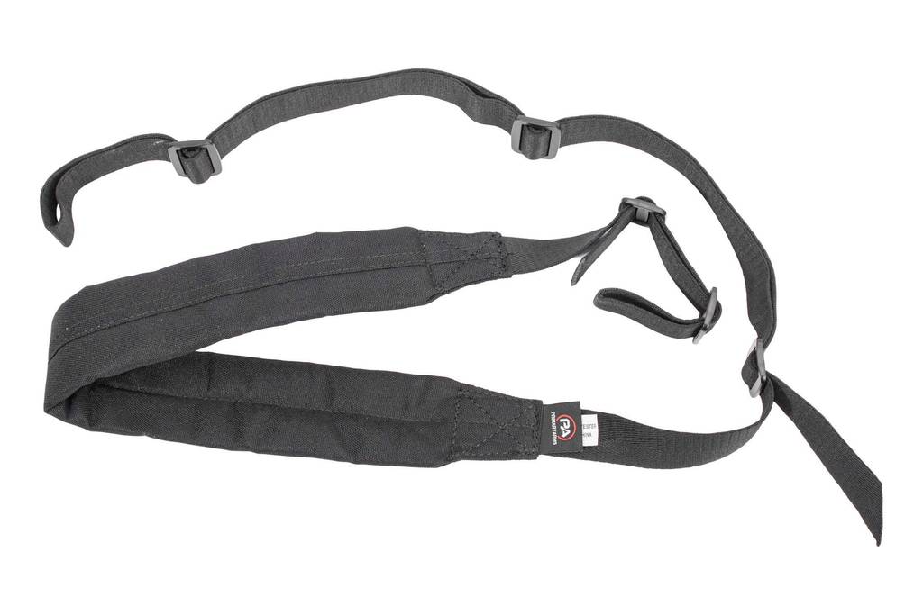 PA Gear Wide Padded 2-Point Sling - Black