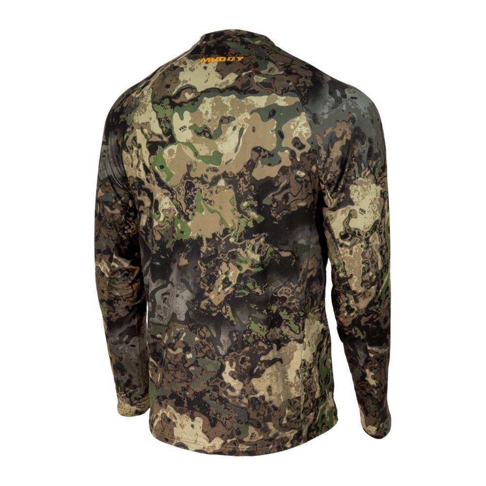 Muddy Base Layer Crew Long Sleeve Shirt Veil Canyon Hybrid L - Image 2