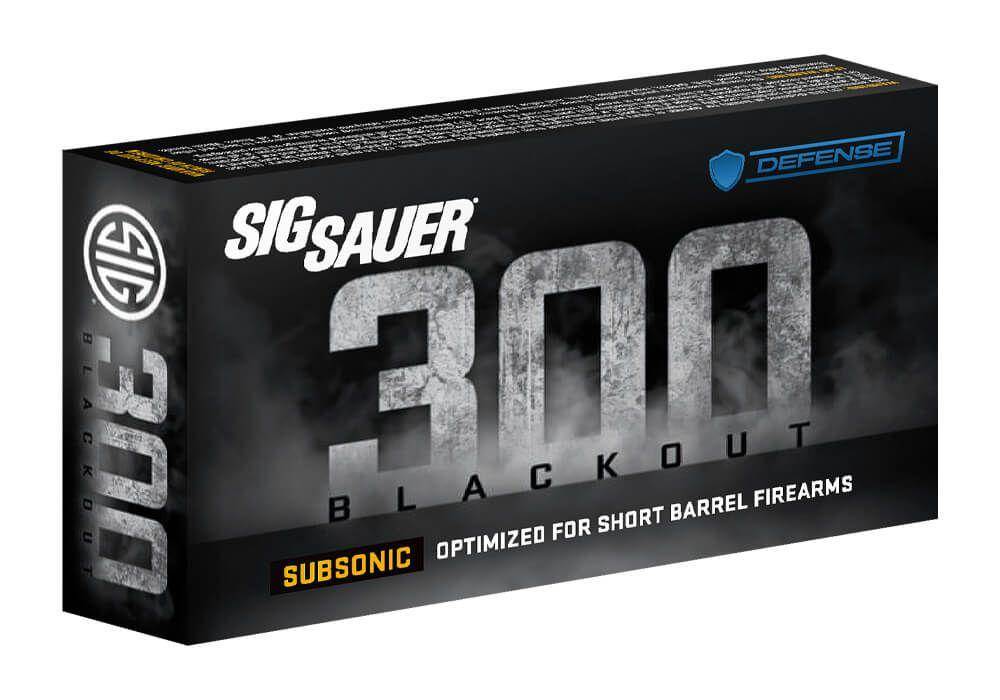 Sig Sauer Subsonic Max Expansion Rifle Ammunition .300 AAC Blackout 194 gr OTM 1000 fps 20/ct