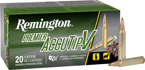 Remington Premier AccuTip Varmint Rifle Ammunition .204 Ruger 32 gr ATV 4225 fps 20/ct - Image 3