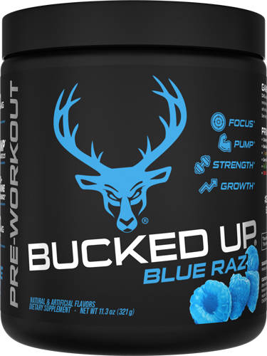 BUCKED UP PRE-WORKOUT BLUE RAZ