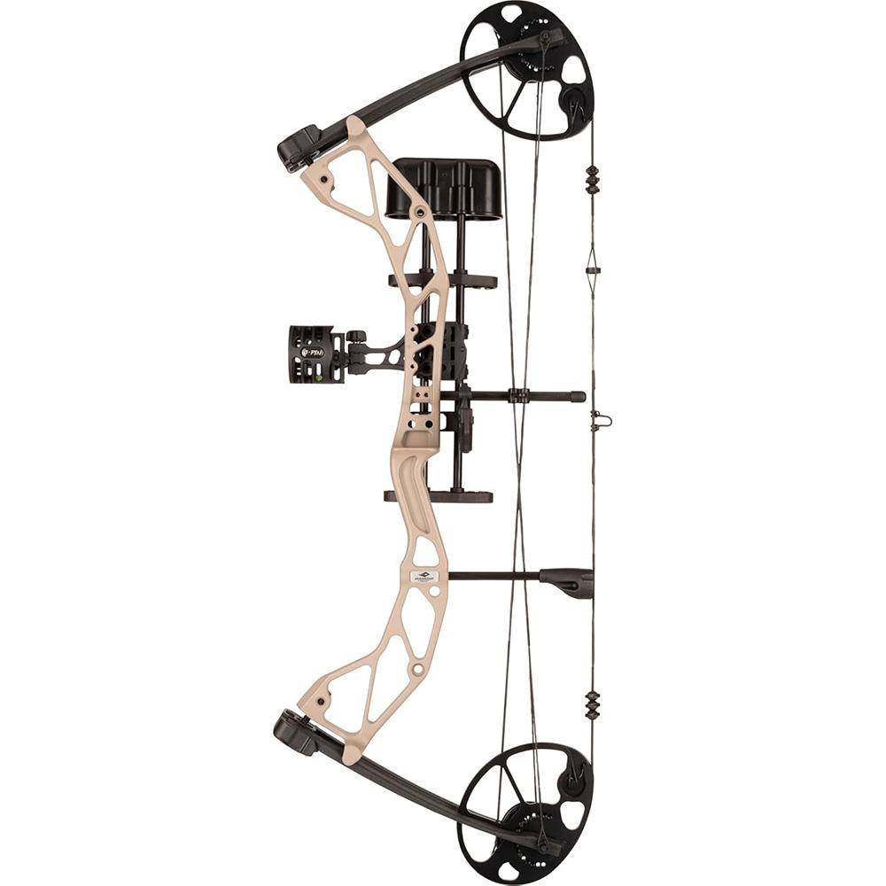 Diamond Archery Radian Compound Bow 305 fps 10-55 lbs RH Sandstone with Package