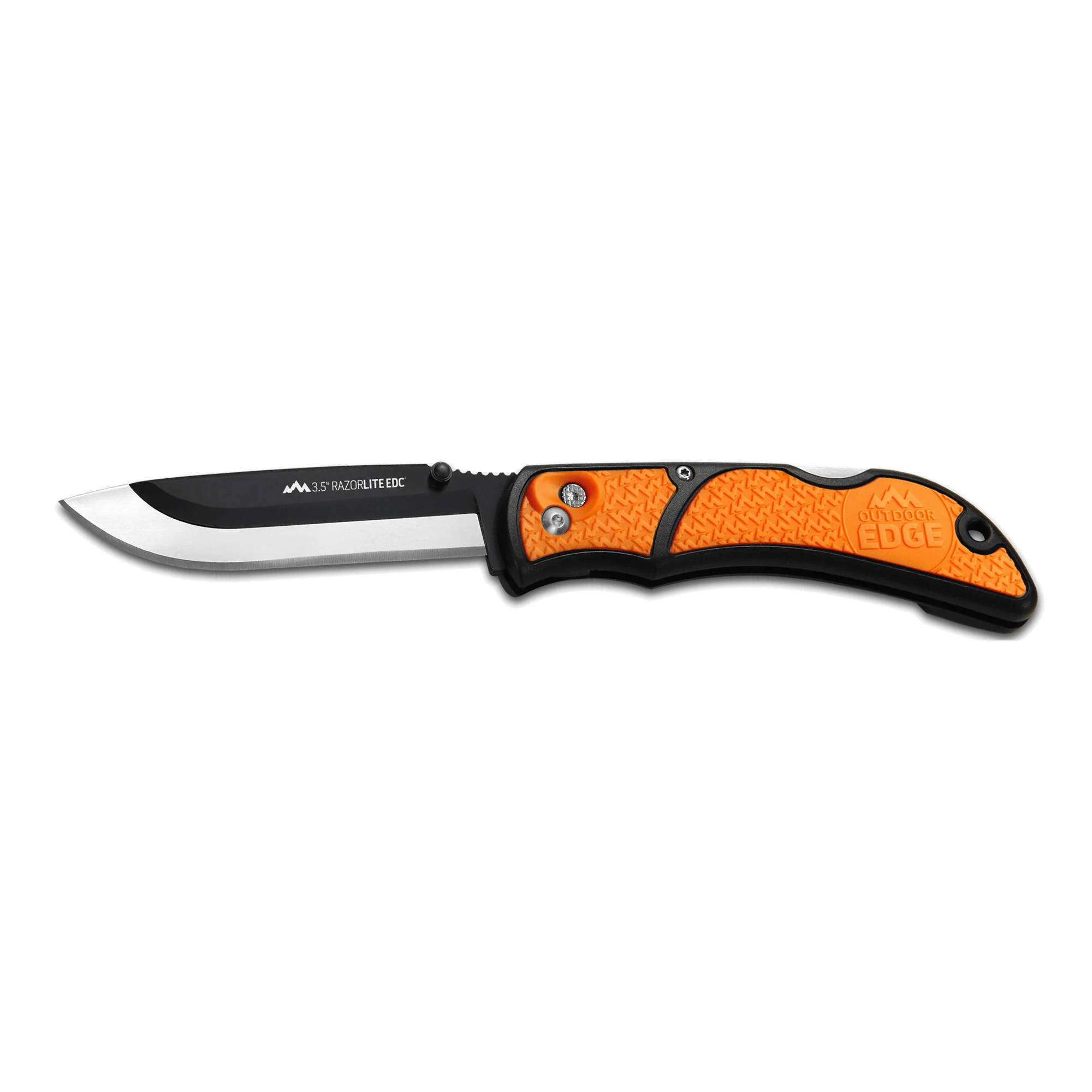 Outdoor Edge RazorEDC Lite Replaceable Blade Folding Knife 3-1/2" Drop Point Blade Orange - Image 7