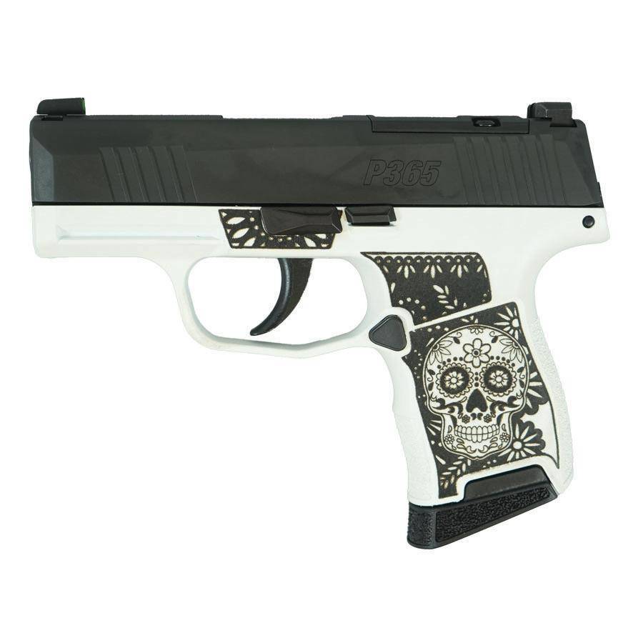 Sig Sauer "Sugar Skull" P365 Optic Ready Handgun 9mm Luger 10rd Magazines(2) 3.1" Barrel X-RAY 3 Sights - Image 4