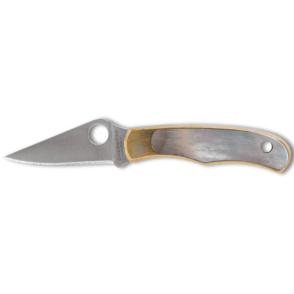 SPYDERCO BUG 1.25" NICK/SILV ABALONE