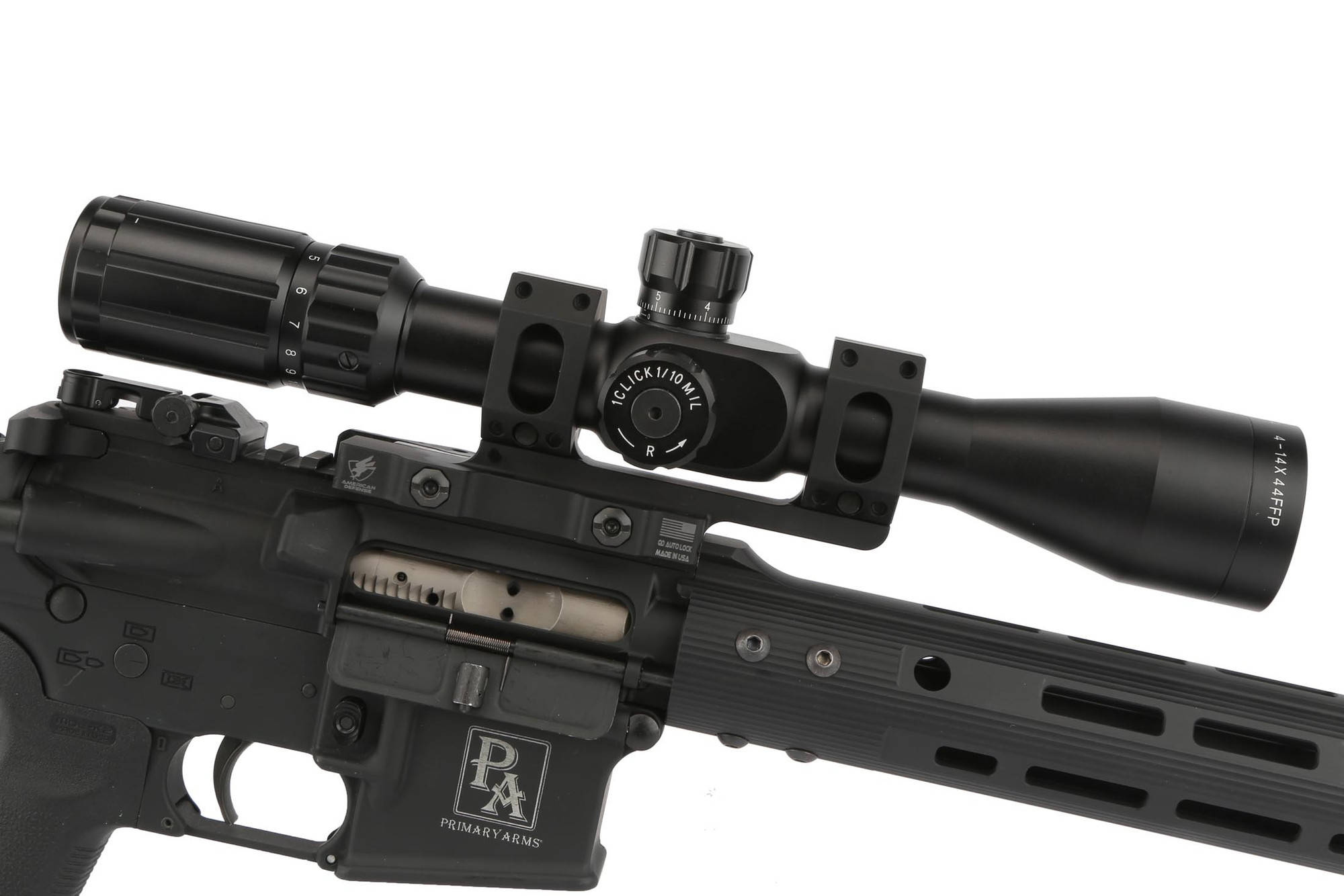 Primary Arms SLx 4-14x44mm FFP Rifle Scope - MIL-DOT - Feather Arms