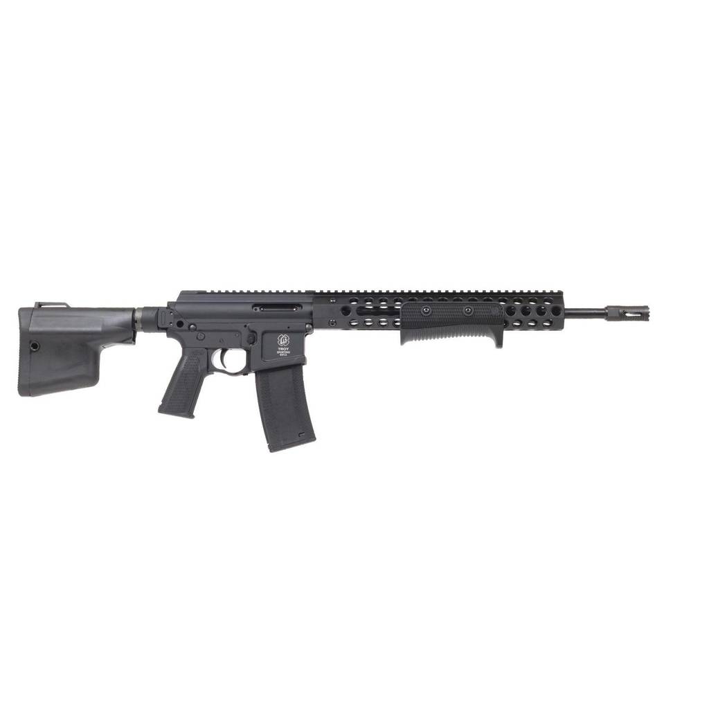 Troy Industries Sporting Pump AR Rifle .223 Rem 10rd Magazine 16" Barrel Troy Stock Optic Ready