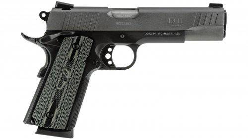 Taurus 1911 Cerakote Gray Handgun .45 ACP 8rd Magazine 5" Barrel VZ Grip