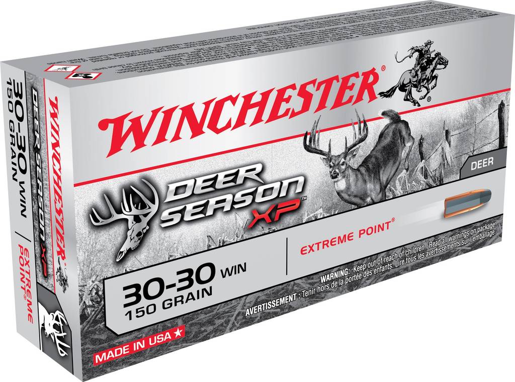 Winchester Deer Season XP Rifle Ammunition .30-30 Win 150 gr. PT 2390 fps 20/ct