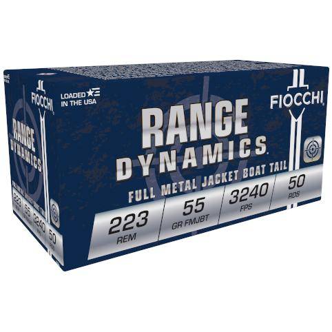 Fiocchi Rifle Shooting Dynamics Rifle Ammunition .223 Rem 55 gr FMJBT 50/ct