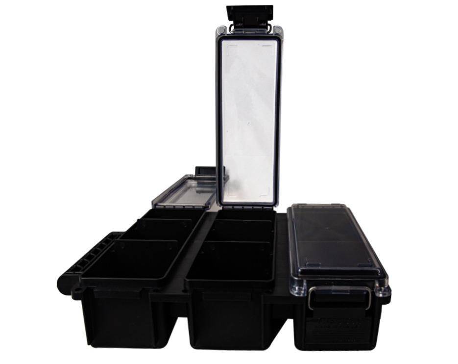Berrys Ammo Can Tri-Can Utility Box - Black