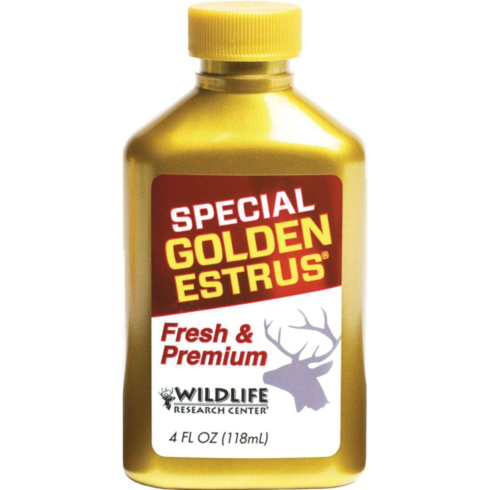 Wildlife Research Special Golden Estrus - Fresh & Super Premium Whitetail Doe Urine with Estrus Secretions 1 FL OZ