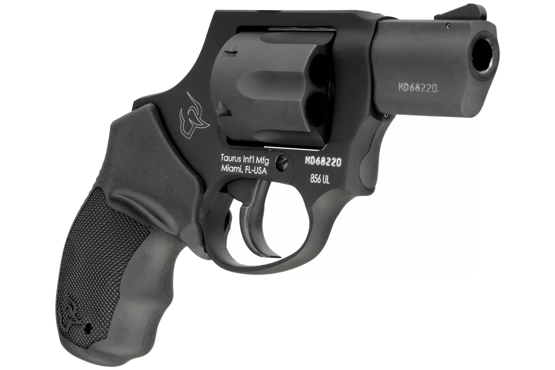 Taurus 856 Ultra Lite Handgun w/Concealed Hammer .38 SPL 6rd Capacity 2" Barrel Black Frame - Image 2
