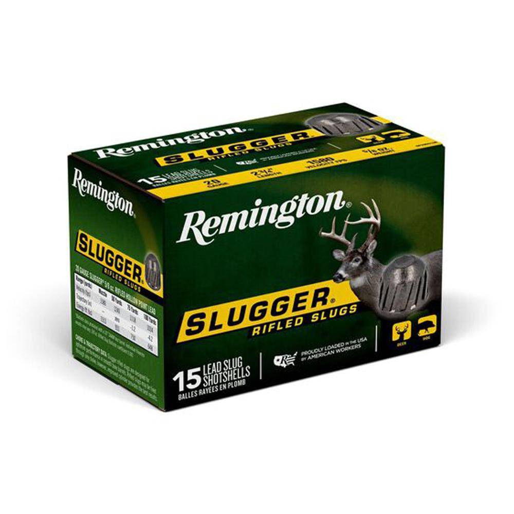 Remington Slugger Rifled Slug 20 ga 2-3/4 in 5/8 oz 1580 fps 15/ct