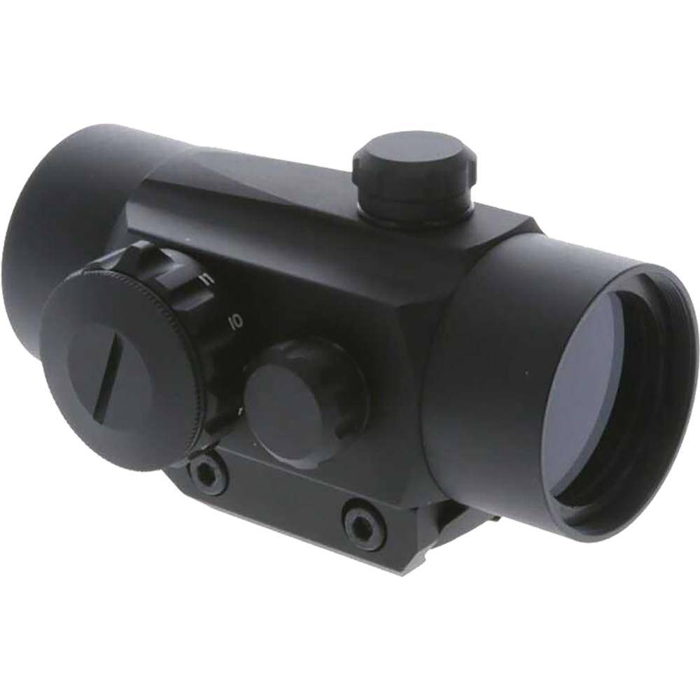 Truglo Traditional Red Dot Sight - 1x30mm 5 MOA Dot Size -  Black