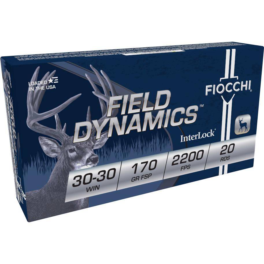 Fiocchi Field Dynamics FSP Rifle Ammunition 30-30 Win 170gr 2200 PSP 20/ct