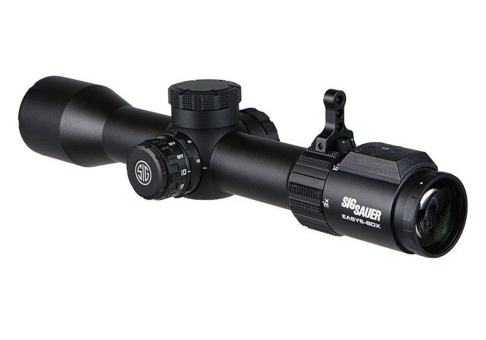 Sig Sauer EASY6-BDX Tactical Rifle Scope 3-18x44mm 34mm SFP BDX Digital Dev-L Black