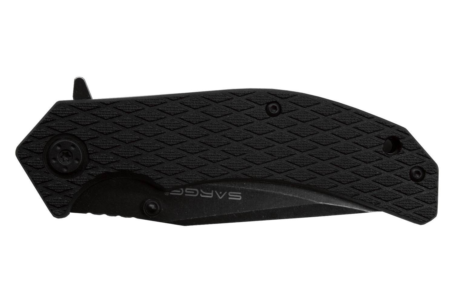 Sarge Knives Shadow - Stonewashed Swift Assist Folding Knife