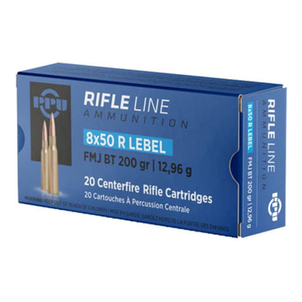 PPU Metric Rifle Ammunition 8x51R Lebel 200gr FMJ-BT 2300 fps 20/ct