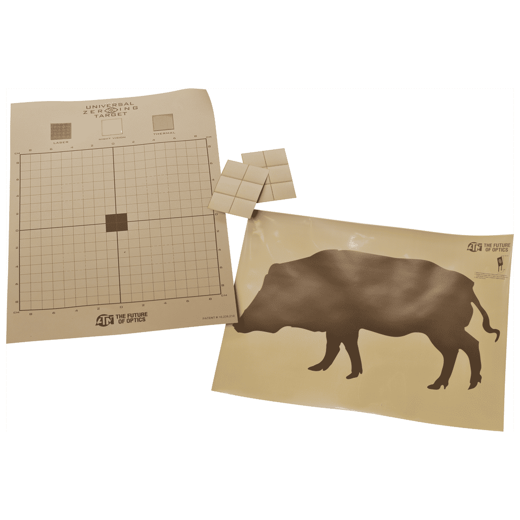 ATN Thermal Zero/Training Paper Target Kit Boar