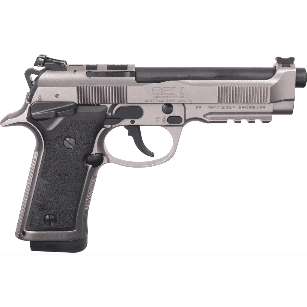 Beretta 92X Performance Carry Optic Handgun 9mm Luger 15rd Magazines(2) 4.9" Barrel  Nistan Finish